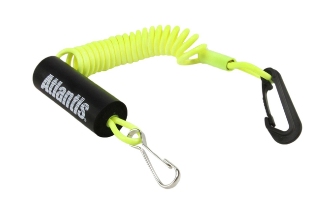 Тросик плавающий для чеки вм Atlantis, ярко-желтый