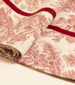 Скатерть – Круглая, красная, 180 см | Сельская жизнь