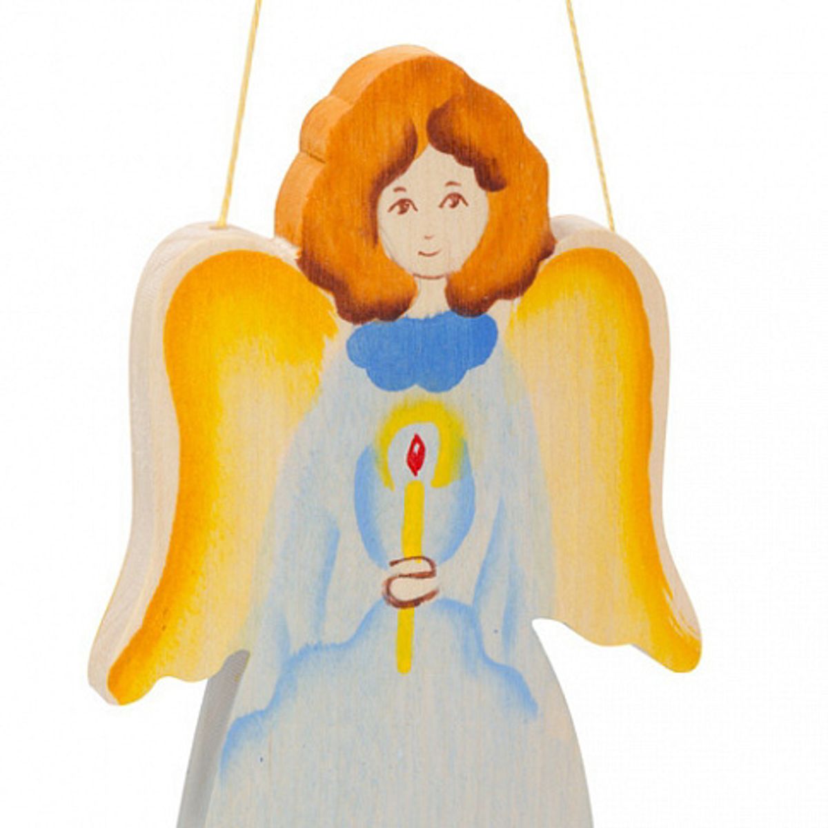 Игрушка-подвеска Ангел со свечей