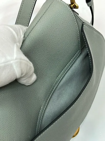 Сумка Dior Saddle светло-серый