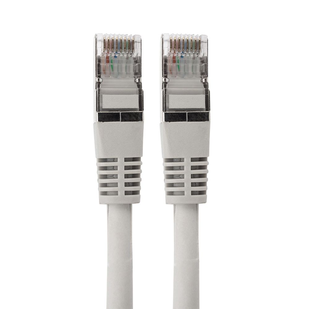 Шнур коммутационный патч-корд F/UTP RJ45-RJ45, CAT 6, LSZH серый, 5м REXANT