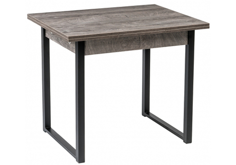 Стол деревянный Woodville Форли дуб рошелье, черный матовый