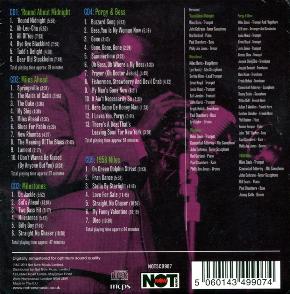 Miles Davis / Five Miles (5CD)