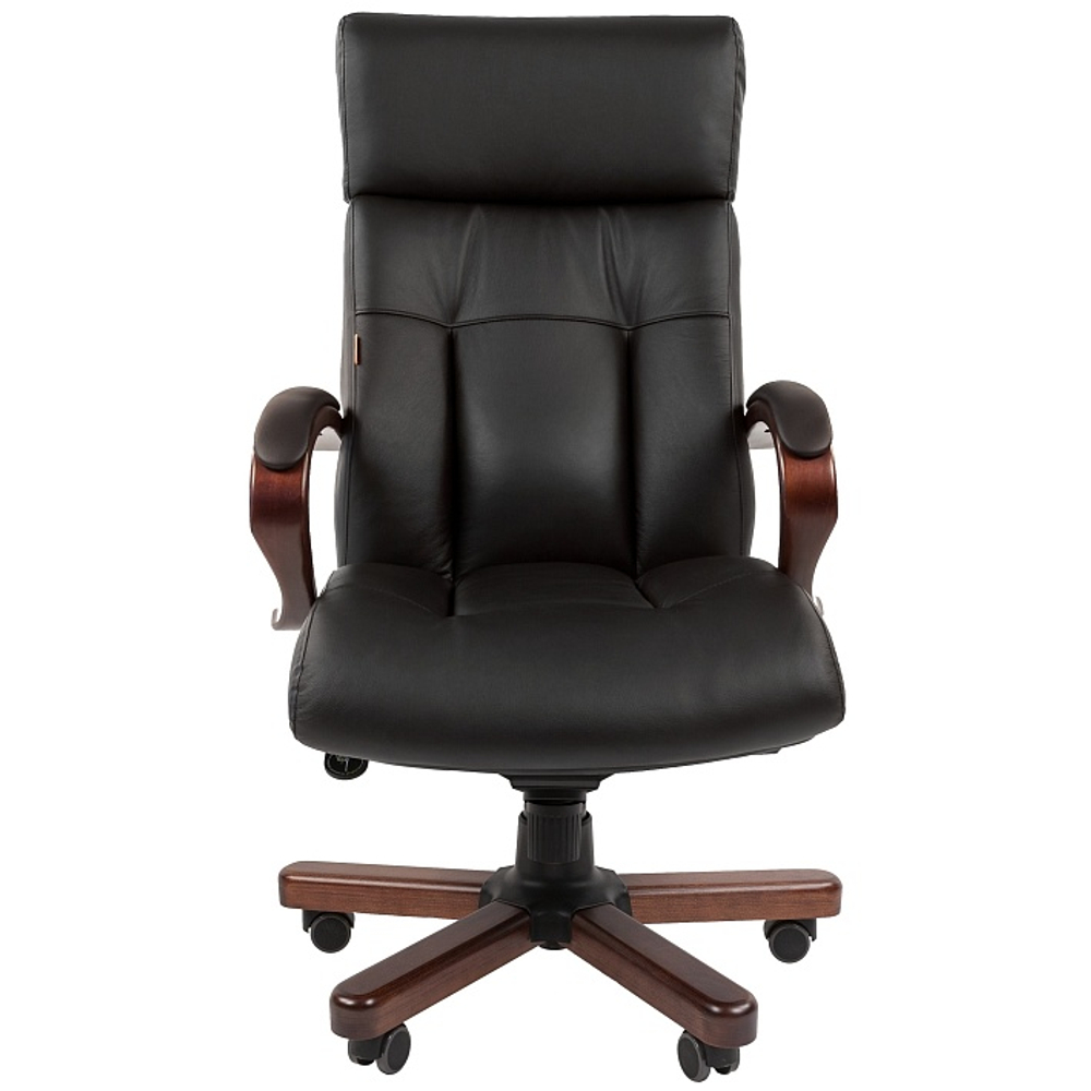 Офисное кресло CHAIRMAN 421, натуральная кожа/экокожа