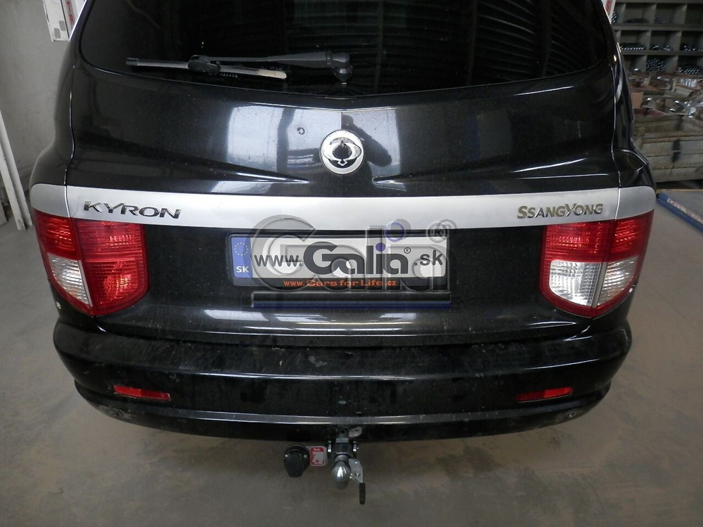 Фаркоп оцинкованный Galia S1096A для SSANG-YONG KYRON 2005-(паспорт и сертификат в комплекте)(без электрики)