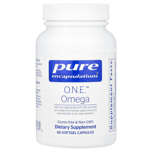 Pure Encapsulations, ONE ™ Omega, 60 мягких капсул