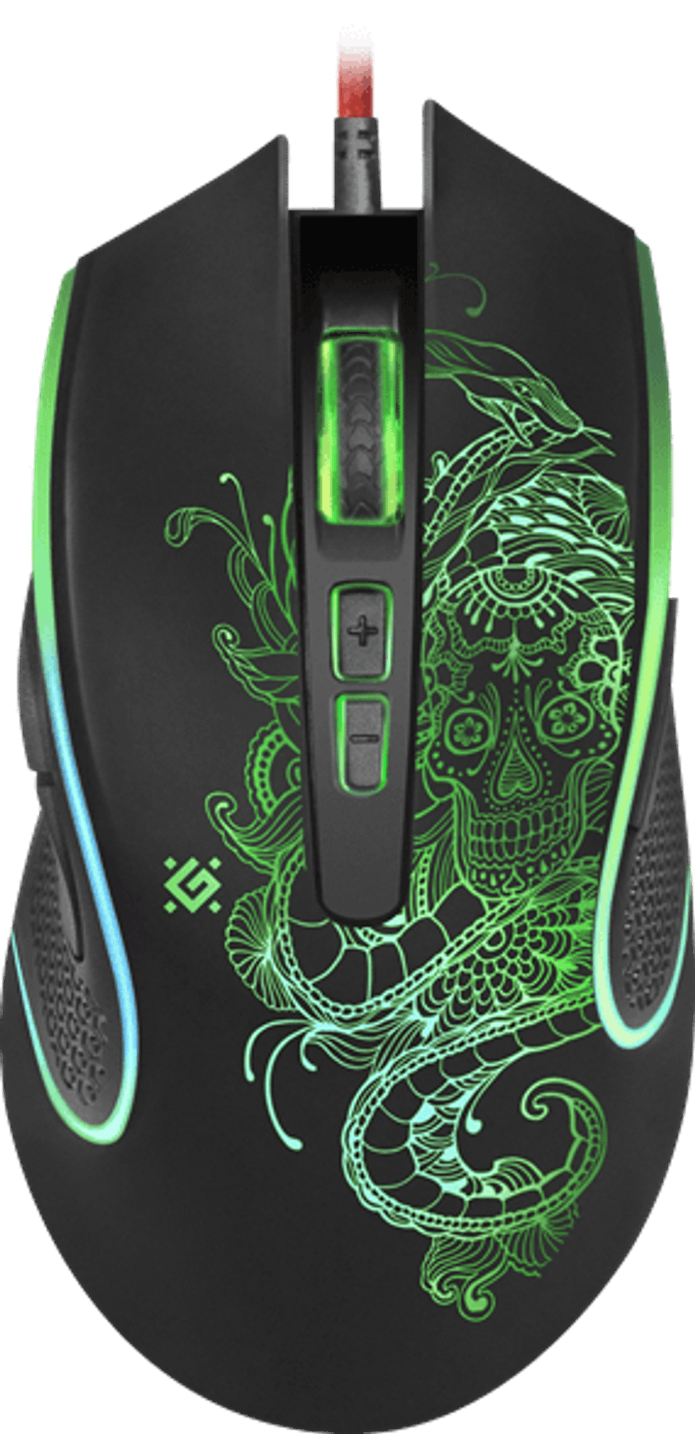 Мышь проводная игровая оптическая Defender Venom GM-640L (черный),USB, 8 кнопок, 800-3200 dpi, НОВИН