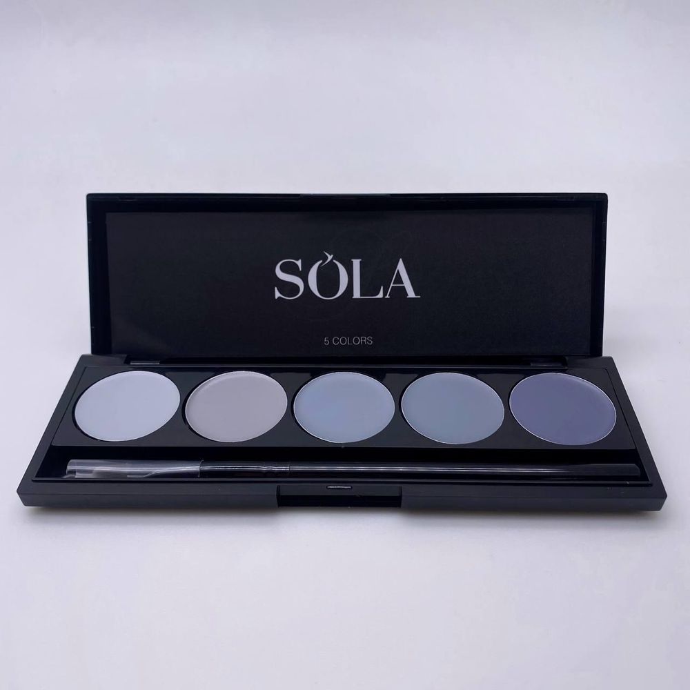 SoLa Гель-лак Palette 15 Grey, 5 цветов, 25мл