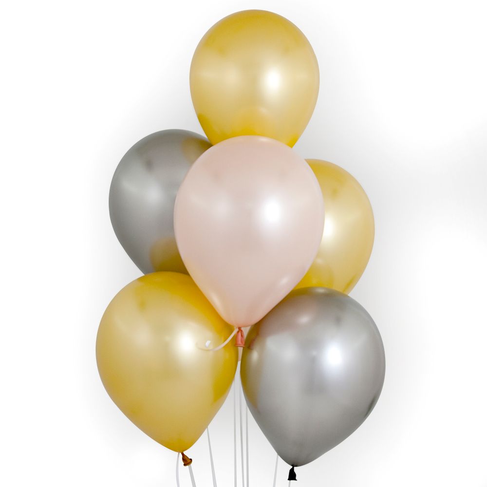 Шар (12"/30 см) Розовое золото (926), металлик 25 шт.