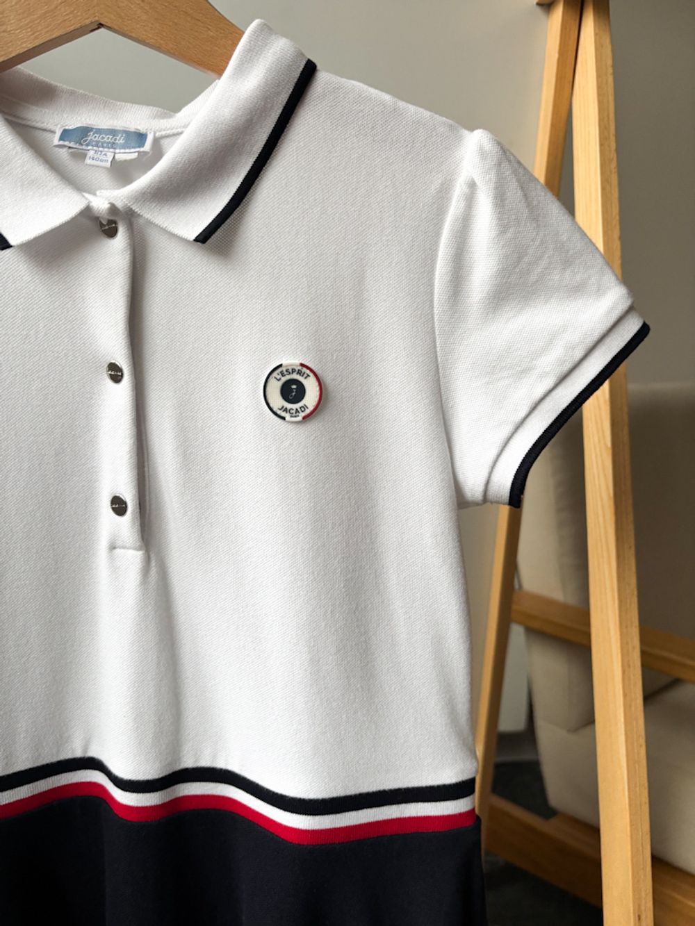 Хлопковое платье-поло Jacadi, 140