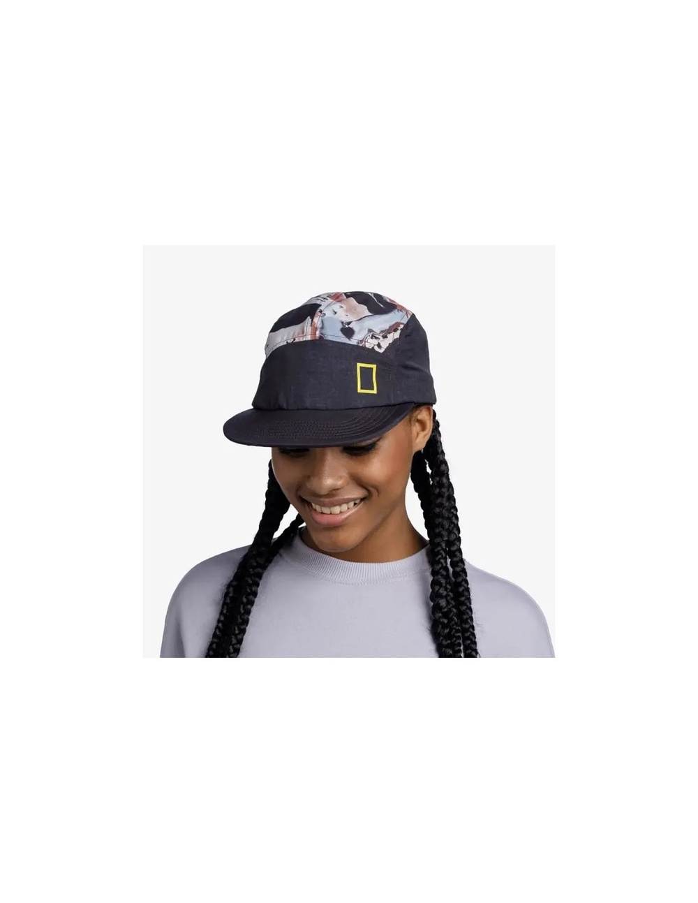 Кепка Buff 5 Panel Explore Cap Reige Black (US:one size)