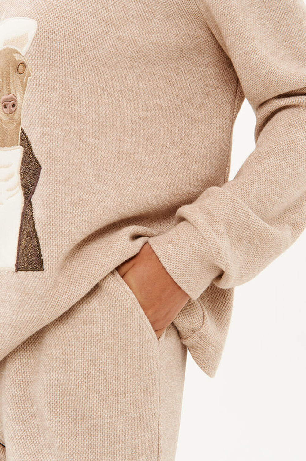 23431 Худи женское (бежевый)