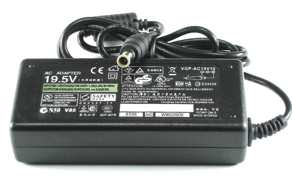 Блок питания (сетевой адаптер) для ноутбуков Sony Vaio 19.5V 3,3A 6.5pin HC