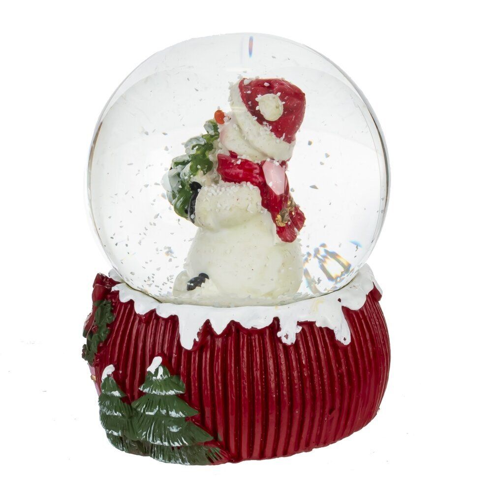 GAEM Фигурка декор в стекл шаре "Мишка/Снеговик/Дед Мороз/Олень", D 6.5 см, L6,5 W6,5 H9 см, 4в.
