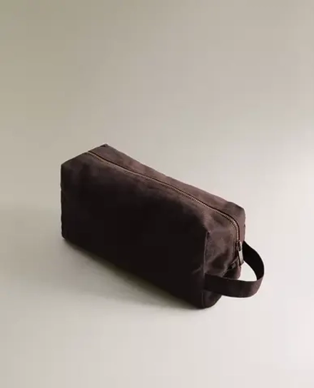 ZARA HOME ПЛЯЖНАЯ КОСМЕТИЧКА, КОРИЧНЕВЫЙ