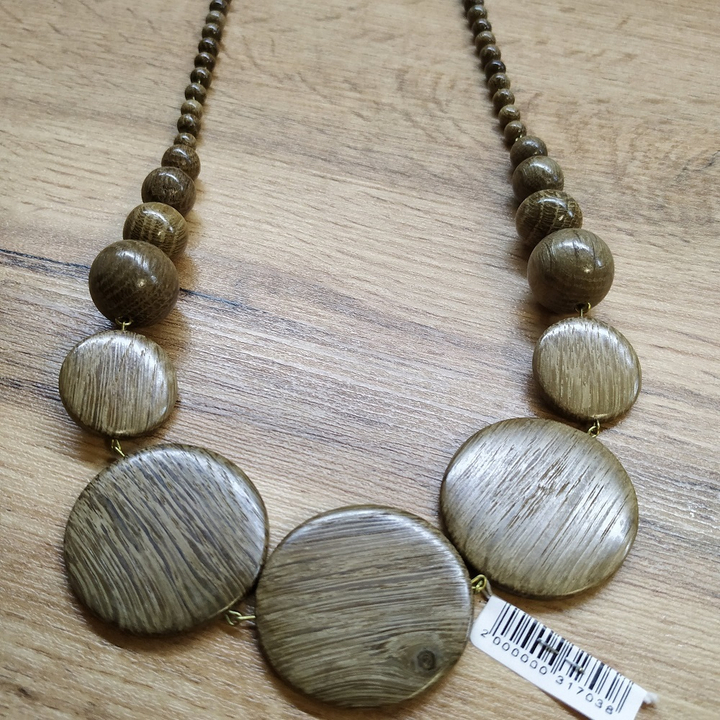 Колье Рафаэлло, дерево, 70 см