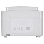 Выключатель 1-кл. ОП Гермес Plus 10А IP54 ВС20-1-1-ГПБ с индикацией цвет клавиши: бел. бел. IEK EVMP11-K01-10-54-EC