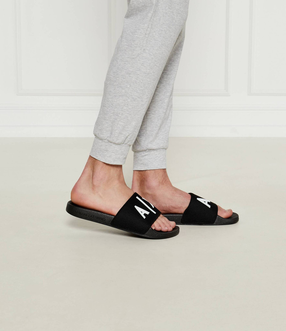 Шлепанцы Armani Exchange - черный(XUP001 XV820)
