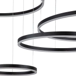 Подвесная люстра Indigo GALASS 14001/4P Black V000034L