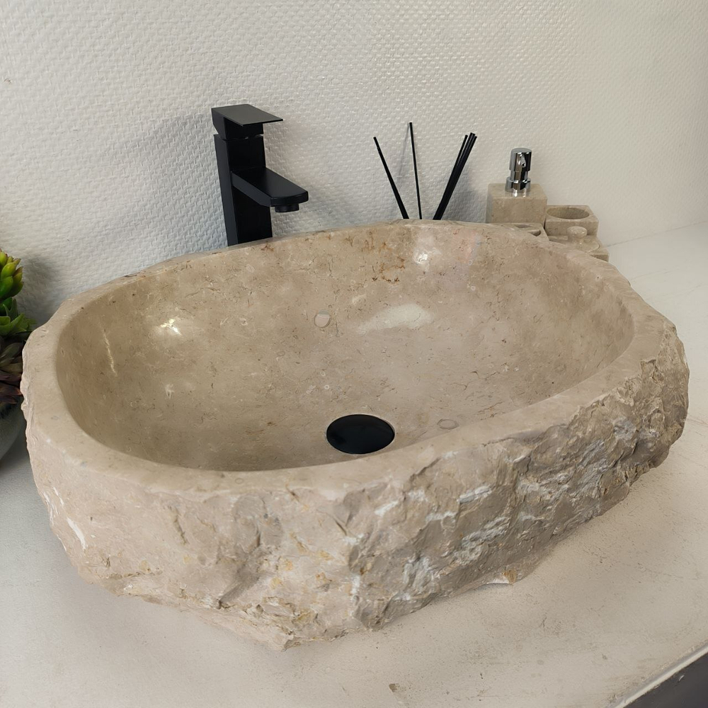 Раковина из мрамора Erozy Cream EM-65329 53*46*17 0877