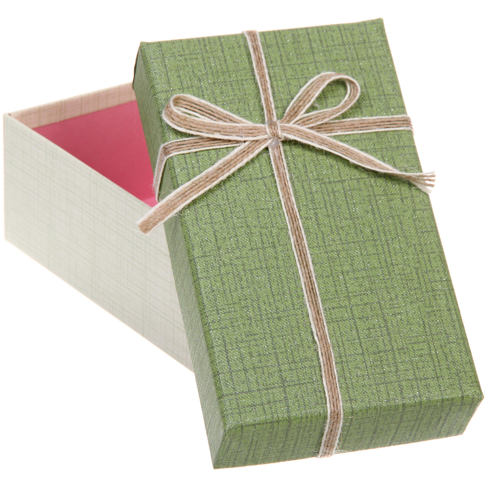 Коробка подарочная «Весна» 9*15*6 см, Зеленый