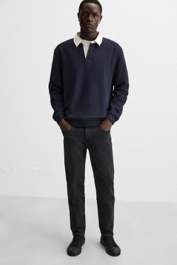 ZARA ДЖИНСЫ SLIM FIT, УГОЛЬНЫЙ