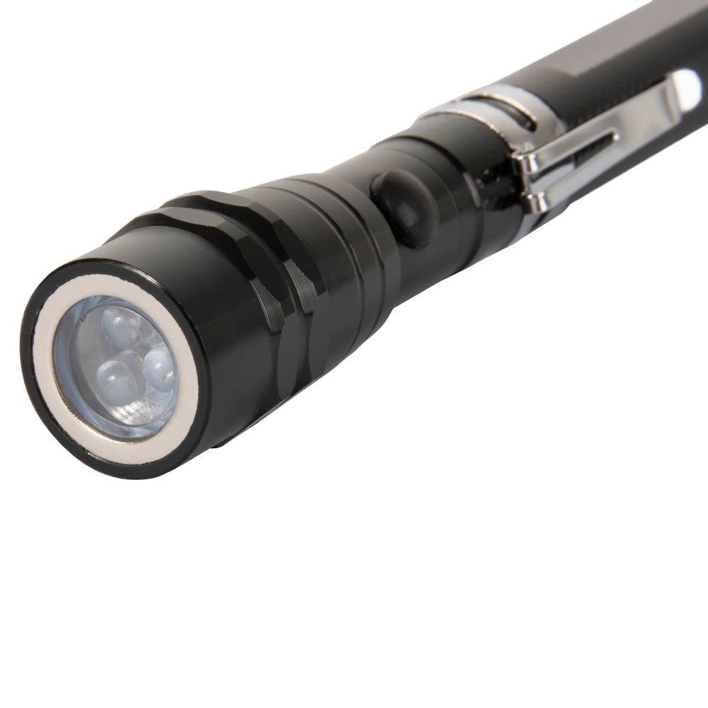 WDK-65453 Фонарик на гибкой рукоятке с зеркалом, 3 светодиода, магнит, длина 170-550 мм