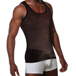 Мужская сетчатая майка Doreanse Net (Размер: XXL) (Цвет: белый)