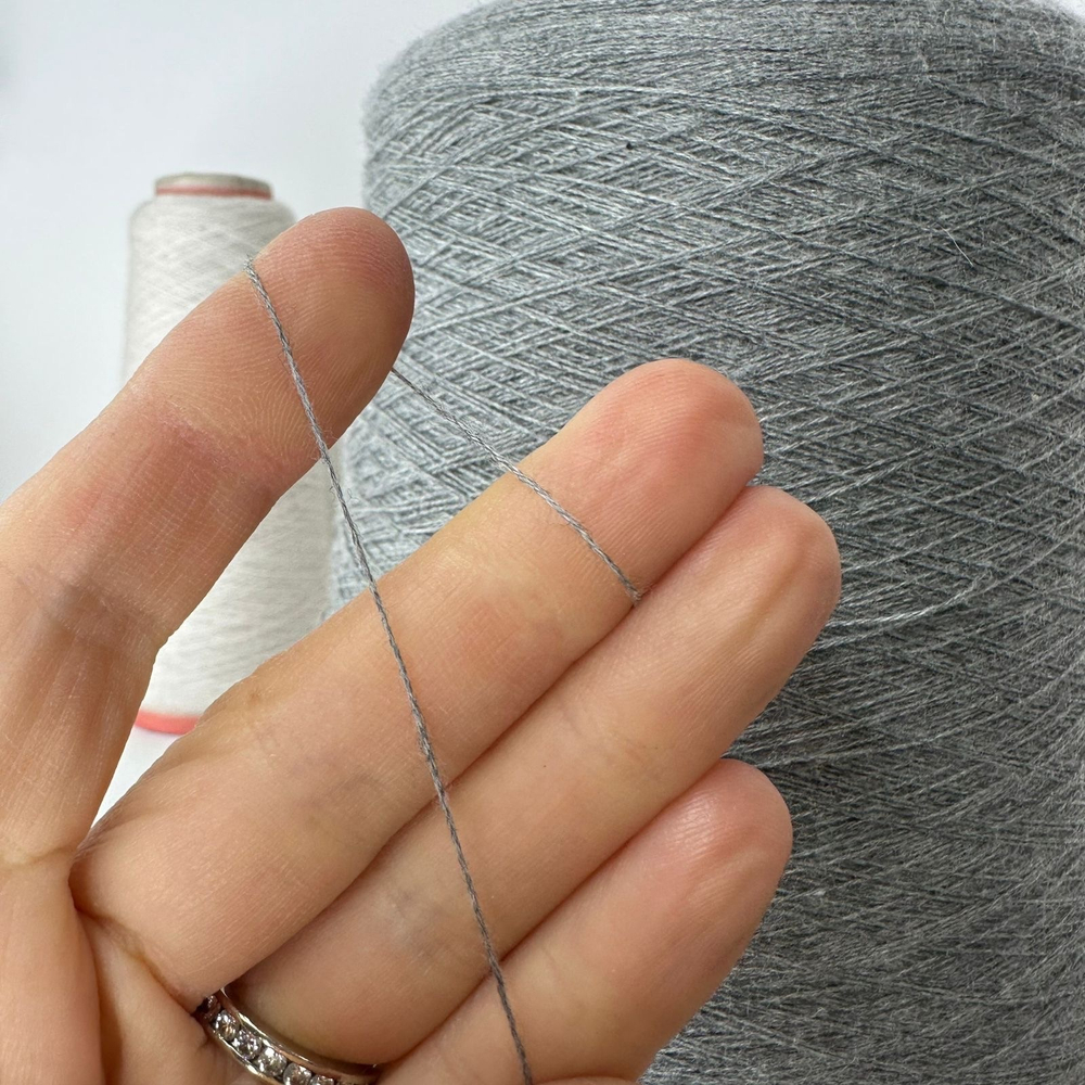 TOP BABY CASHMERE - Loro Piana; 100% baby кашемир; ~1333/100гр; NUBE; цвет: серый