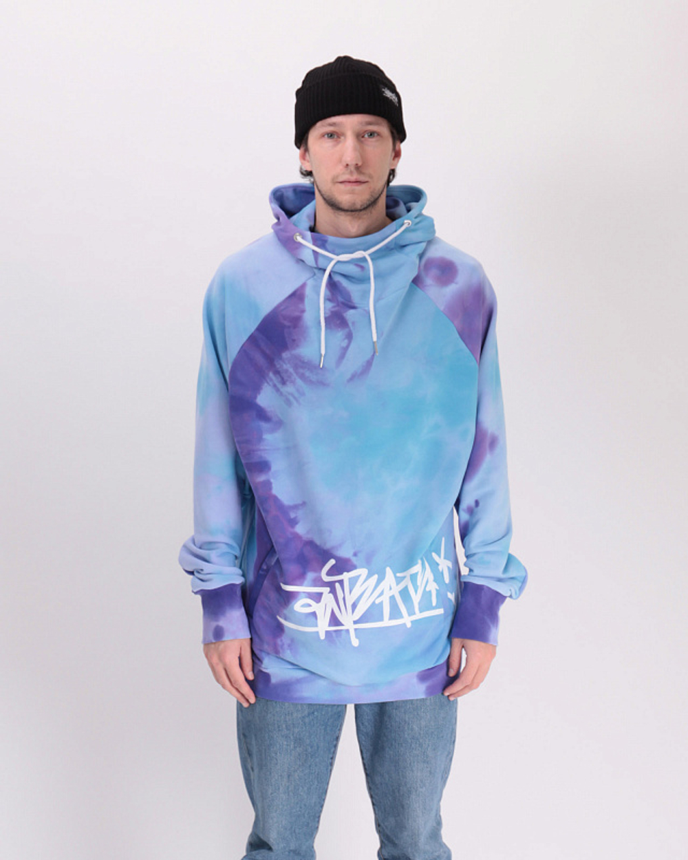 Толстовка ANTEATER Hoodie-Tie-Dye-Blue