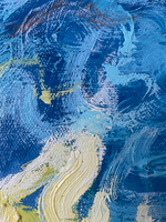 Картина маслом на холсте "День солнца" 80х50 см. Деревянный подрамник. Художник Наталия Осадчук