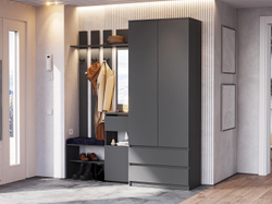 Прихожая Денвер 1 / Графит серый