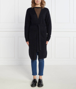 Хлопковый кардиган gabon Max Mara Leisure - черный(334605366)