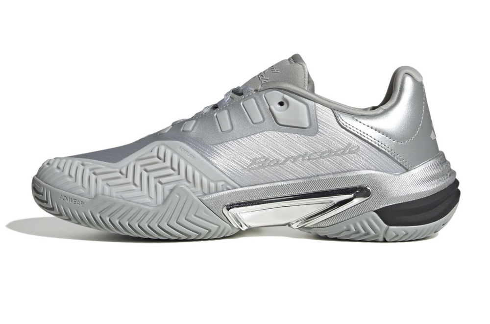 Мужские кроссовки теннисные Adidas Barricade 13 M Silver Edition - silver metallic/silver metallic/dash grey