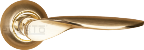 Ручка круг Пуэрто AL 509-08, цвет латунь матовая алюминий (гарантия - 8 лет)