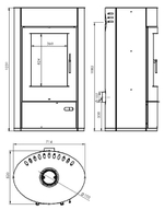 Печь-Камин Дунай