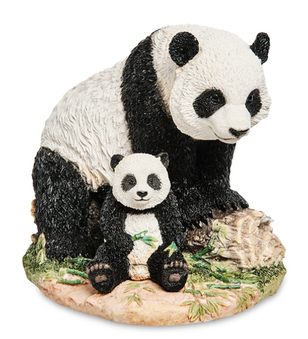 Veronese WS-1185 Статуэтка «Панда с детенышем»