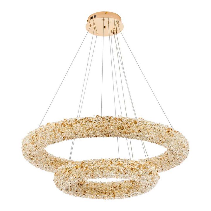 Подвесная светодиодная люстра Modelux Modestyle MS.6000.800.500 GD