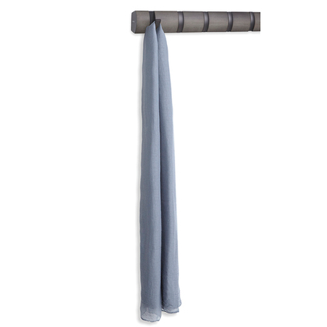 Вешалка настенная горизонтальная Umbra FLIP 8 крючков серая