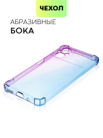 Чехол BROSCORP для Poco M5 (арт.XM-PM5-HARD-TPU-PINK-PURPLE )
