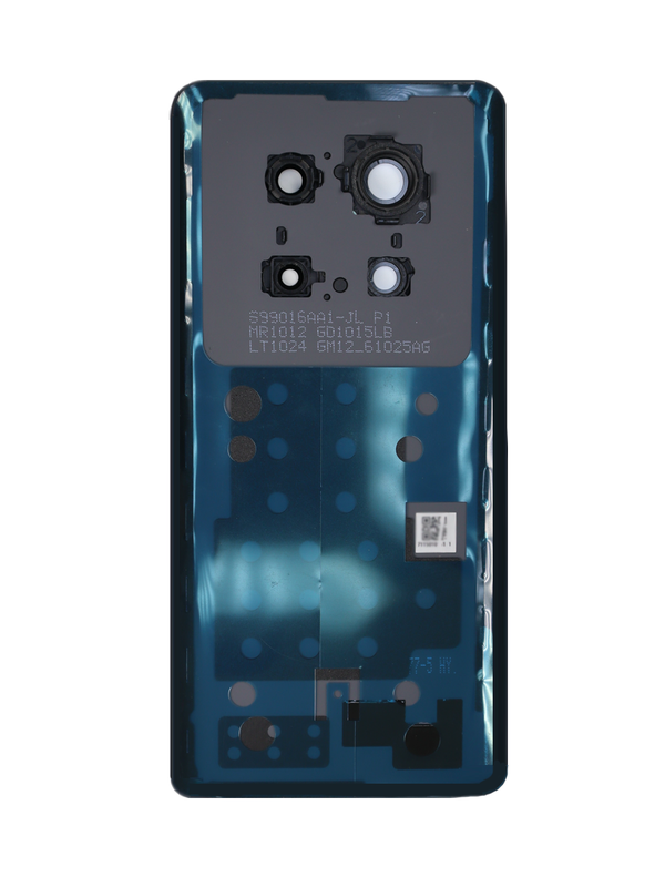 Задняя крышка для Xiaomi Redmi Note 14 Pro 5G черная (Midnight black) со стеклом камеры