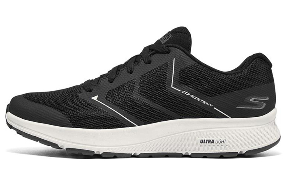 Skechers Skechers Go Run Consistent low-cut life casual shoes men's black and white