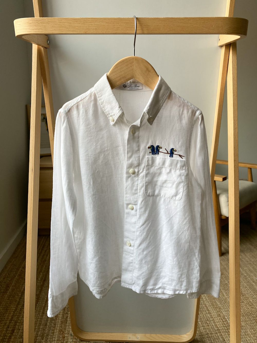 Льняная рубашка Loro Piana, 116