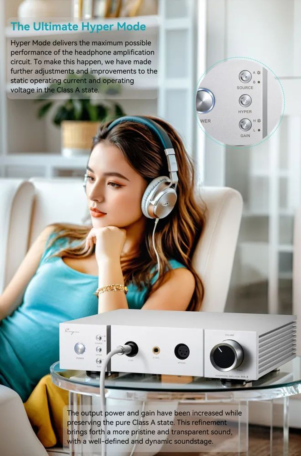 Усилитель для наушников Cayin iHA-8 Black