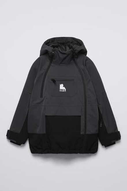 ZARA ВОДООТТАЛКИВАЮЩАЯ И ВЕТРОЗАЩИТНАЯ КУРТКА RECCO® SYSTEM — SKI, ЧЕРНЫЙ
