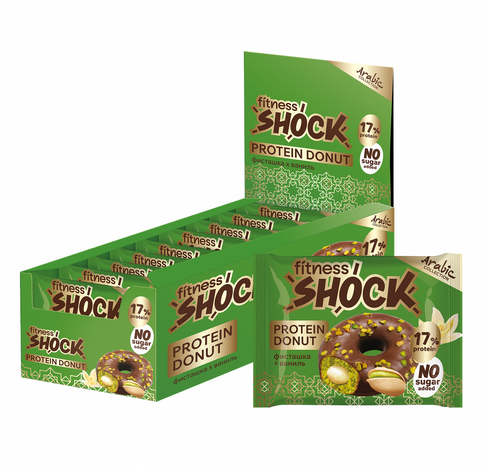 Донат FitnesShock Arabic Collection 70 гр. Фисташка