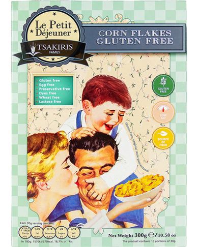 Кукурузные хлопья Le Petit Dejeuner TSAKIRIS FAMILY без глютена, 300 г