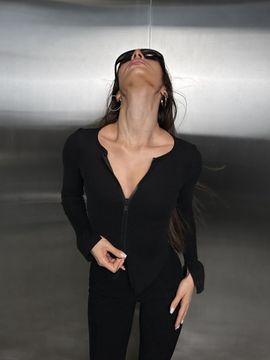 Лонгслив Ribby на молнии