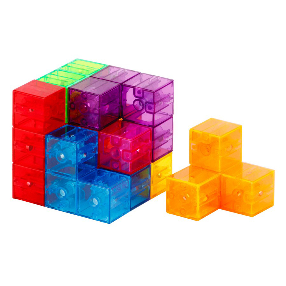 Магнитный 3D куб Прозрачный