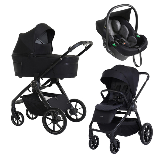 Детская коляска 3 в 1 Espiro Yoga 2025 и автокресло Pi Black 111 calm evening voice of nature/Чёрный (Black 110)